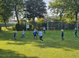 Mini Toernooitje op Sportpark Het Springer met S.K.N.W.K. JO7 en De Jonge Spartaan JO7 (48/174)